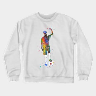 Male Soccer Player Crewneck Sweatshirt